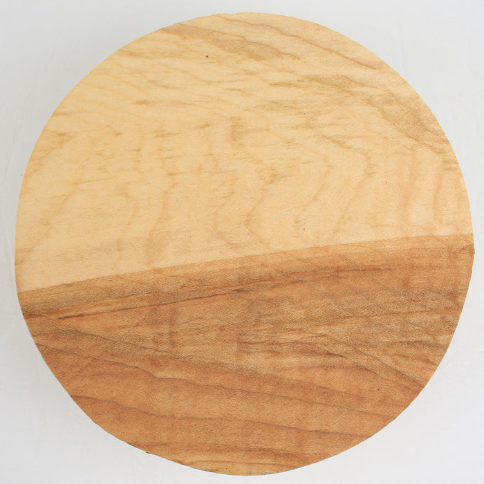 Maple Flame Round, 6"x 1.8" Thick  - Stock #40568
