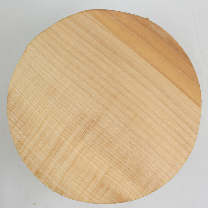 Maple Flame Round, Highly Figured, 6" x 2.8" Thick  - Stock #40580