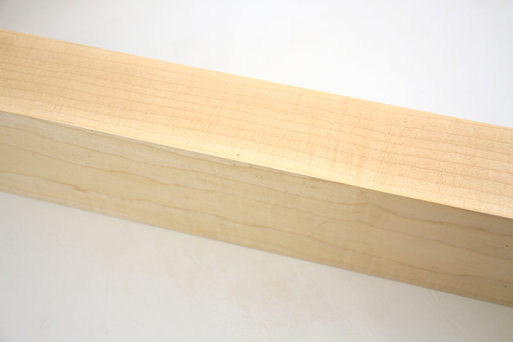 Maple Flame Neck Blank, 2A, 24 x 4.3" x 2.3" Thick - Stock #40538