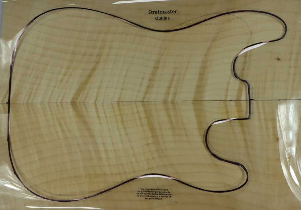 Maple Flame Guitar set, 0.29" thick (+3A FIGURED) - Stock# 2-9199
