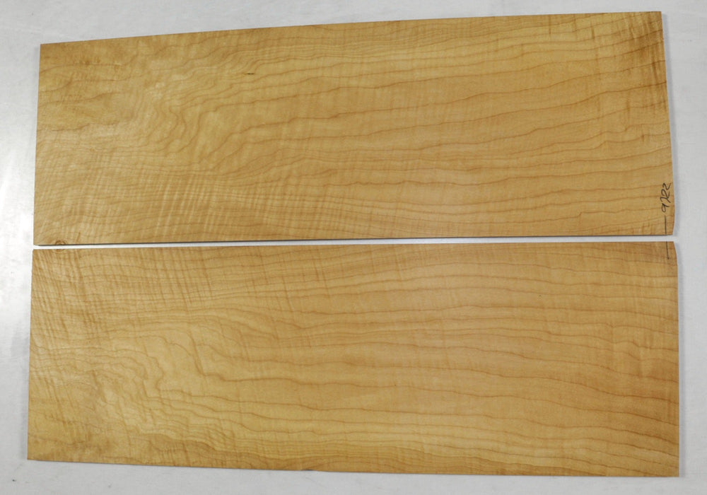 Maple Flame Guitar set, 0.22" thick (3A Figured) - Stock# 2-9722