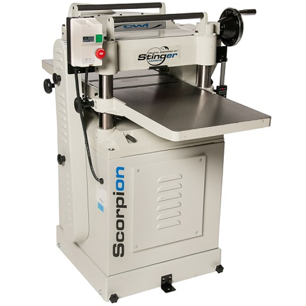 Scorpion 15" 3 HP Helical Thickness Planer