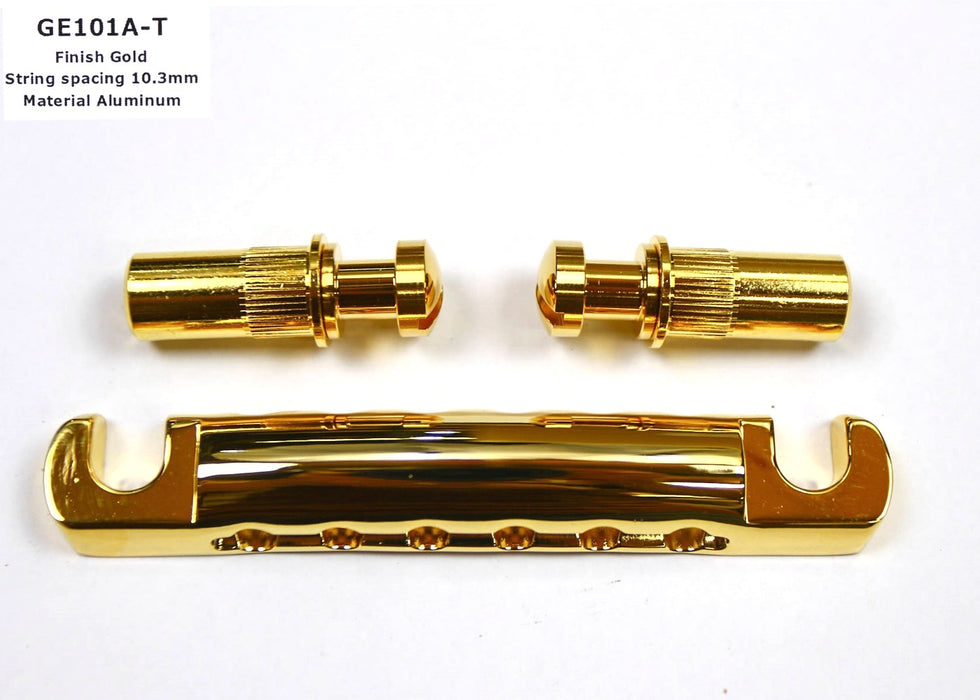 Gotoh GE101A-T Tailpiece for Electric Guitar, Gold