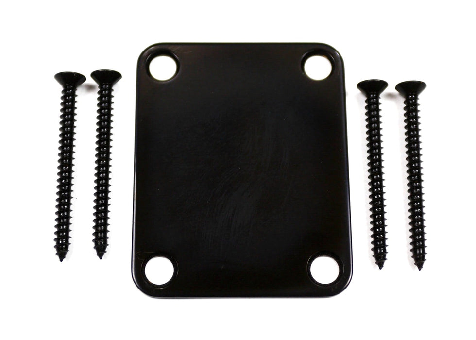 Gotoh Neck Mounting Plate with Screws, Black