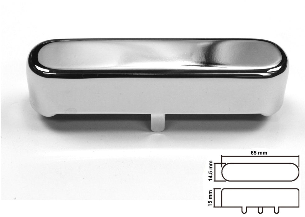 Telecaster style metal pickup cover, Nickel