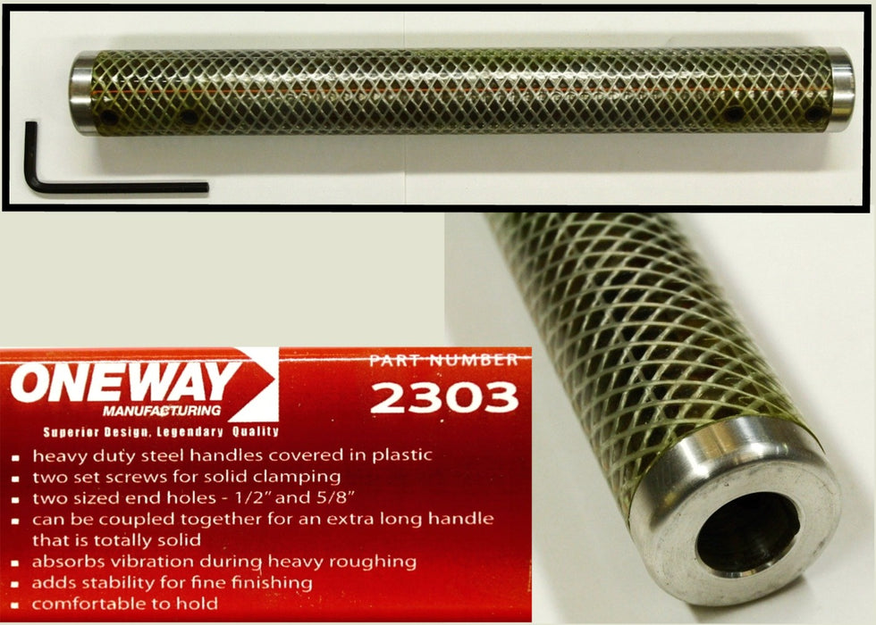 Oneway 11.5" Tool Handle with 1/2" and 5/8" nose