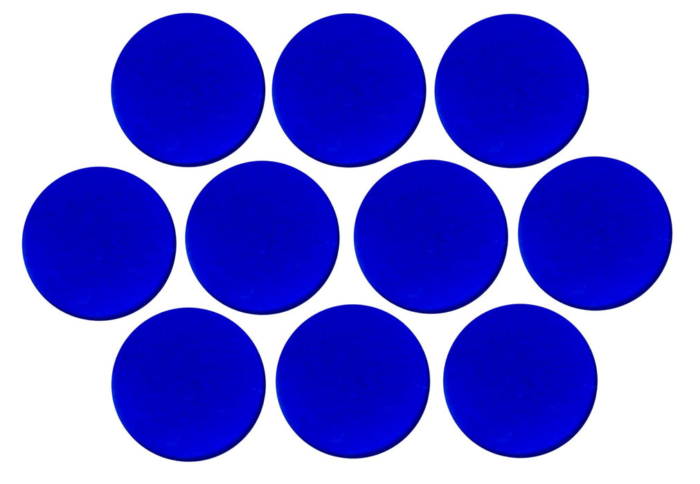 Blue Round Position Marker (10 pack)