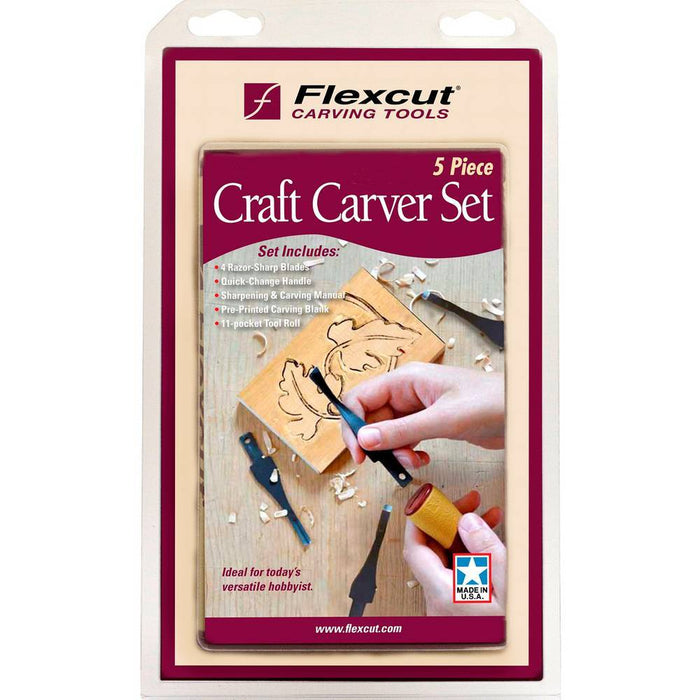 Flexcut 5-Piece Craft Carver Set