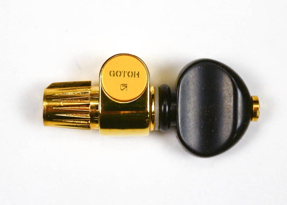 Gotoh PBJ-5-G-AIB 5th-string Banjo Tuner, Gold w/ Black knob