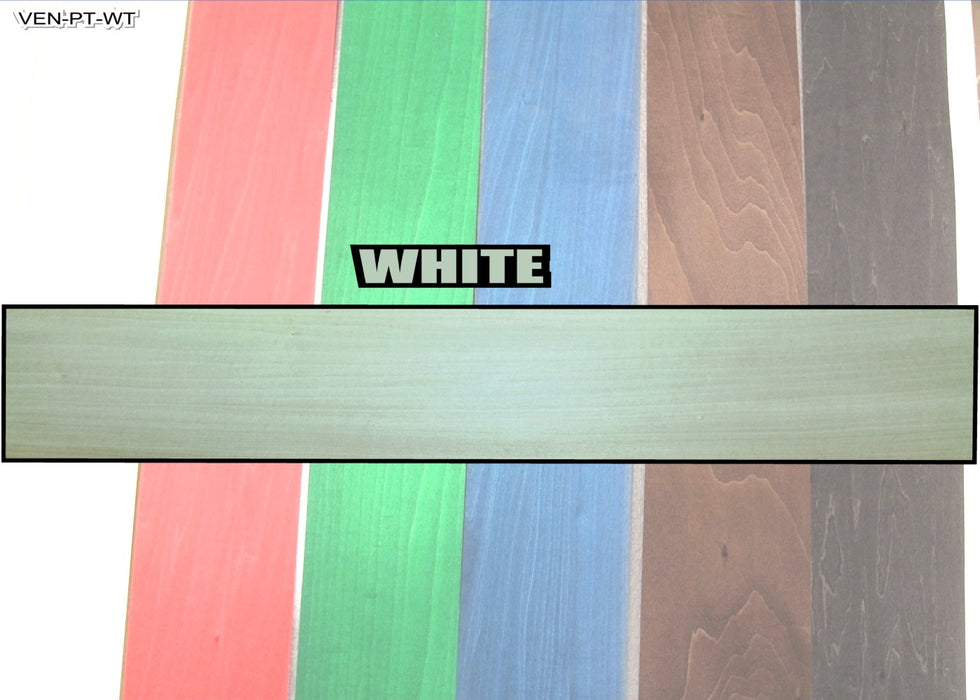 Pressure Dyed Veneer, 0.5 x 100 x 850mm - White