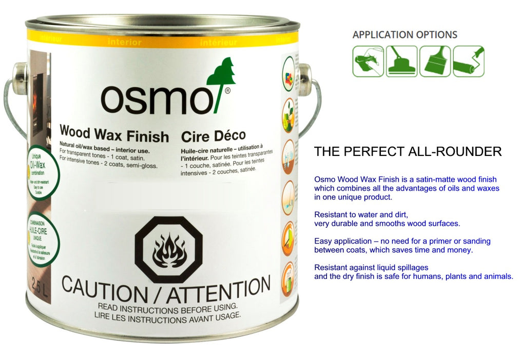 Osmo Wood Wax Finish Intensive Tones, 375ml