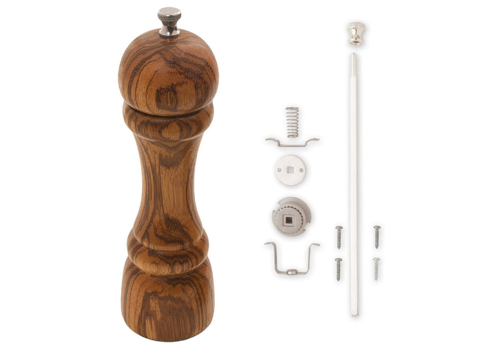 6" Stainless Steel Professional Peppermill Kit